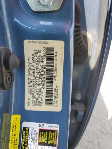 5YFBU4EE9CP017382 - 2012 TOYOTA COROLLA BASE أزرق صورة 12