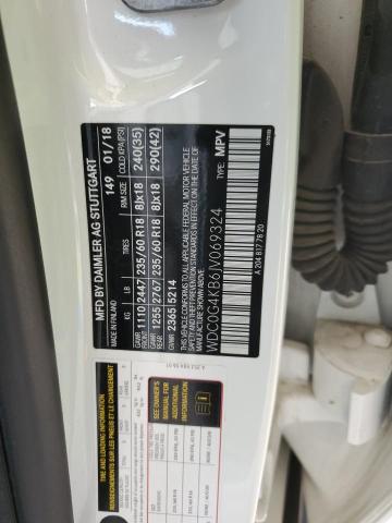 WDC0G4KB6JV069324 - 2018 MERCEDES-BENZ GLC 300 4MATIC WHITE photo 12