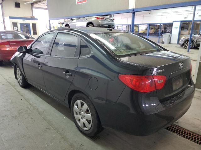 KMHDU46D58U578294 - 2008 HYUNDAI ELANTRA GLS BLACK photo 2