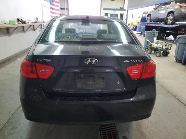 KMHDU46D58U578294 - 2008 HYUNDAI ELANTRA GLS BLACK photo 6