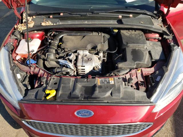 1FADP3KE7FL356367 - 2015 FORD FOCUS SE RED photo 11