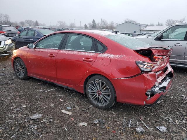 3KPF44AC8ME372018 - 2021 KIA FORTE GT RED photo 2