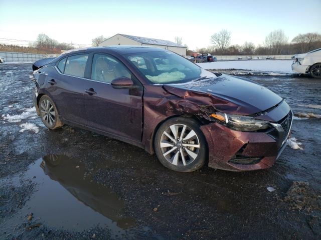 3N1AB8CV9LY267509 - 2020 NISSAN SENTRA SV MAROON photo 4