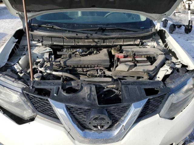 5N1AT2MV6FC777427 - 2015 NISSAN ROGUE S WHITE photo 12