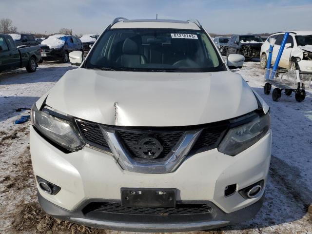 5N1AT2MV6FC777427 - 2015 NISSAN ROGUE S WHITE photo 5