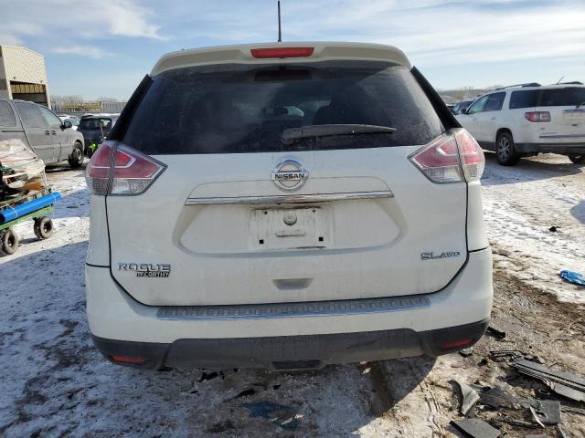 5N1AT2MV6FC777427 - 2015 NISSAN ROGUE S WHITE photo 6