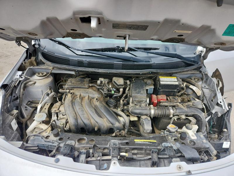 3N1CN7AP5FL937136 - 2015 NISSAN VERSA S SILVER photo 11