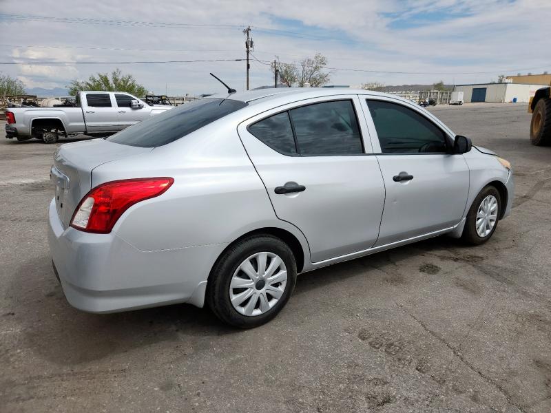 3N1CN7AP5FL937136 - 2015 NISSAN VERSA S SILVER photo 3