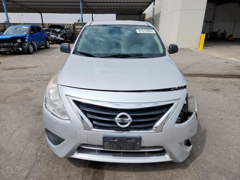 3N1CN7AP5FL937136 - 2015 NISSAN VERSA S SILVER photo 5