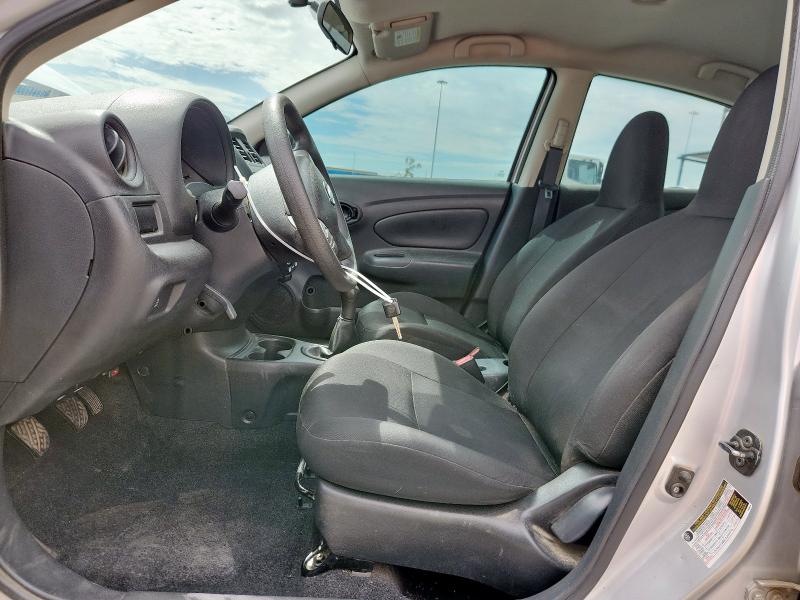 3N1CN7AP5FL937136 - 2015 NISSAN VERSA S SILVER photo 7