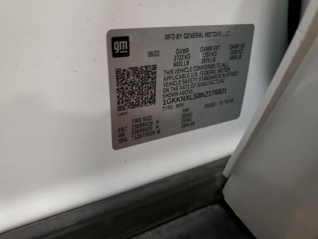 1GKKNXLS8NZ176821 - 2022 GMC ACADIA DENALI Ağ foto 13