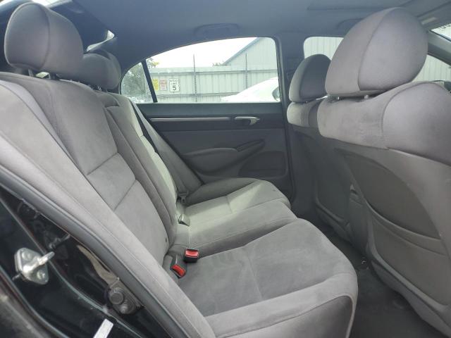 1HGFA16828L073134 - 2008 HONDA CIVIC EX BLACK photo 10