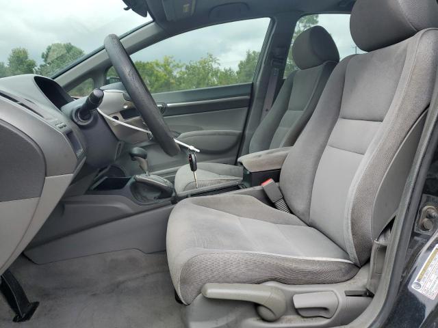 1HGFA16828L073134 - 2008 HONDA CIVIC EX BLACK photo 7