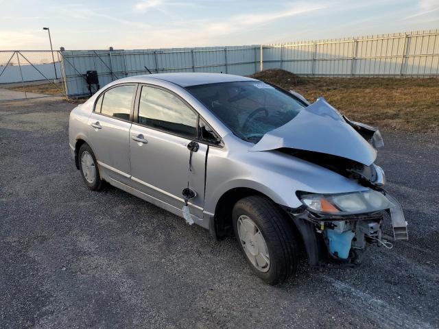 JHMFA36268S031785 - 2008 HONDA CIVIC HYBRID SILVER photo 4