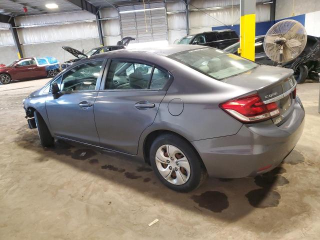 19XFB2F55FE701345 - 2015 HONDA CIVIC LX გრაფიტი ფოტო 2