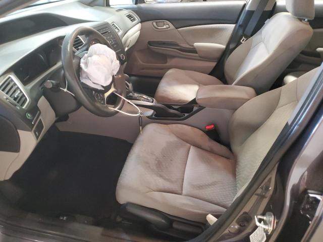 19XFB2F55FE701345 - 2015 HONDA CIVIC LX გრაფიტი ფოტო 7
