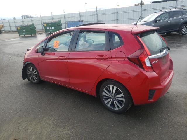 3HGGK5H82FM712436 - 2015 HONDA FIT EX RED photo 2