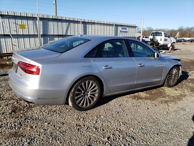 WAUJGAFD3FN017626 - 2015 AUDI A8 QUATTRO SILVER photo 3