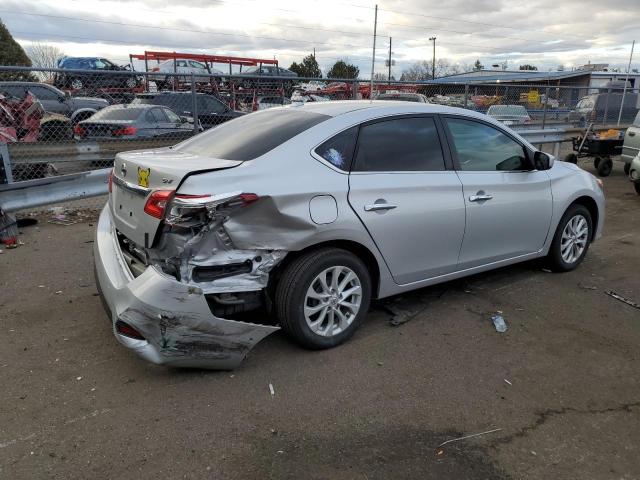 3N1AB7AP3JL657871 - 2018 NISSAN SENTRA S SILVER photo 3