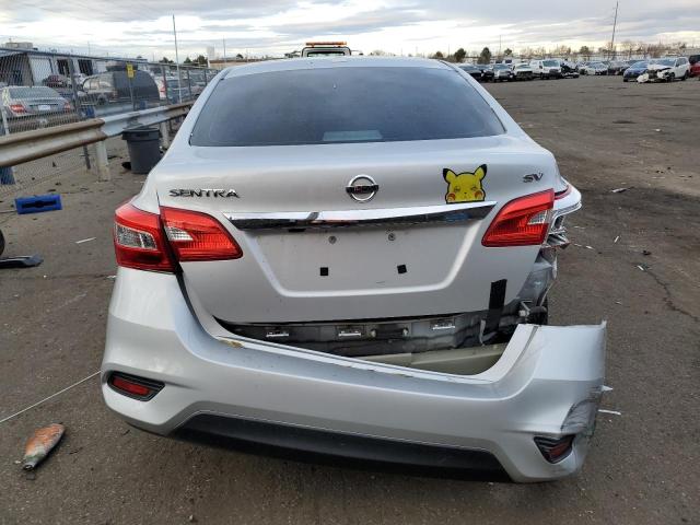 3N1AB7AP3JL657871 - 2018 NISSAN SENTRA S SILVER photo 6