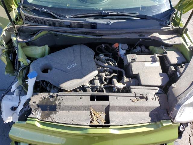 KNDJN2A2XF7759689 - 2015 KIA SOUL GREEN photo 11