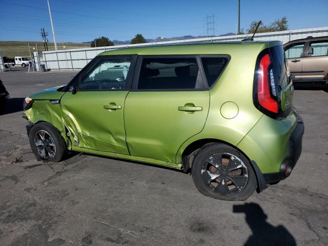 KNDJN2A2XF7759689 - 2015 KIA SOUL GREEN photo 2