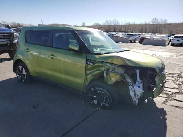 KNDJN2A2XF7759689 - 2015 KIA SOUL GREEN photo 4