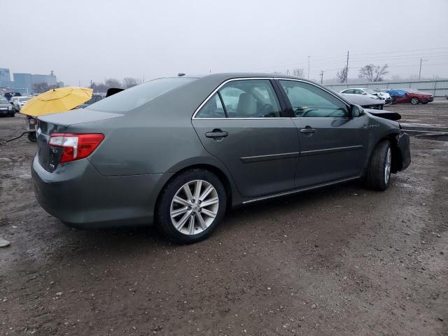 4T1BD1FK8DU077012 - 2013 TOYOTA CAMRY HYBRID GRAY photo 3