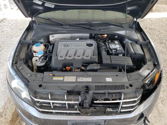 1VWCN7A31CC106327 - 2012 VOLKSWAGEN PASSAT SEL Մոխրագույն լուսանկար 11