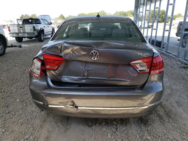 1VWCN7A31CC106327 - 2012 VOLKSWAGEN PASSAT SEL Մոխրագույն լուսանկար 6