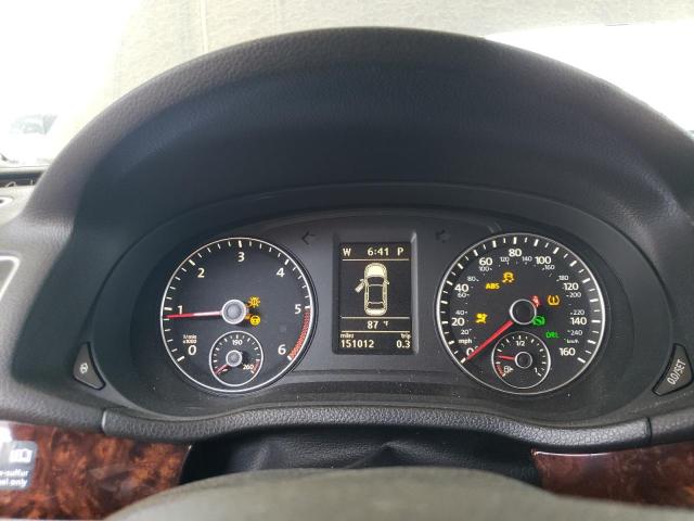 1VWCN7A31CC106327 - 2012 VOLKSWAGEN PASSAT SEL Մոխրագույն լուսանկար 9