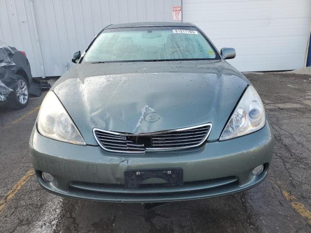 JTHBA30G355057340 - 2005 LEXUS ES 330 GREEN photo 5