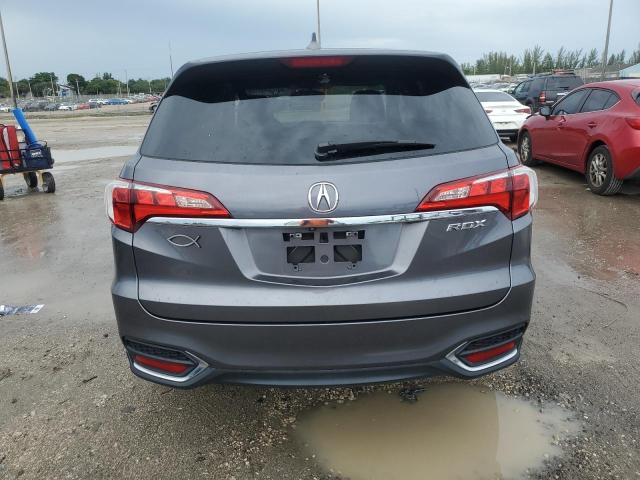 5J8TB3H31JL004440 - 2018 ACURA RDX GRAY photo 6