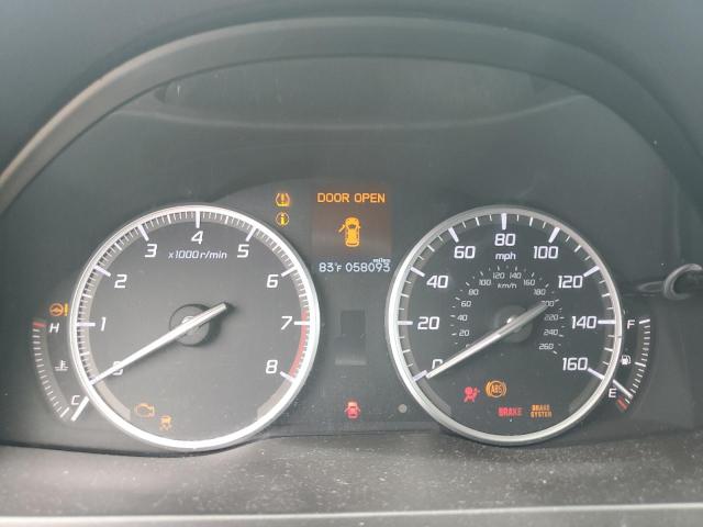 5J8TB3H31JL004440 - 2018 ACURA RDX GRAY photo 9