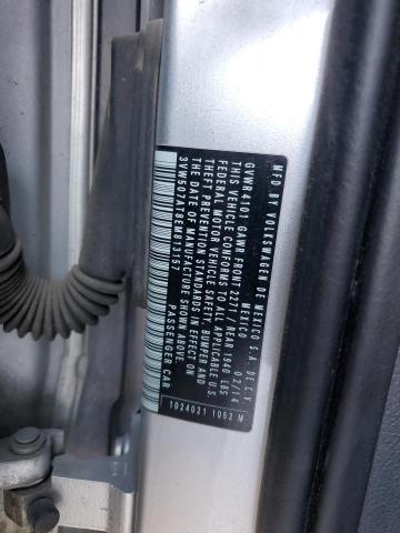 3VW507AT8EM813157 - 2014 VOLKSWAGEN BEETLE SILVER photo 12