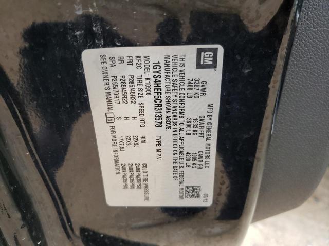 1GYS4HEF5CR313578 - 2012 CADILLAC ESCALADE ESV LUXURY BLACK photo 13