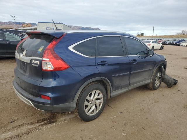 2HKRM4H72FH675106 - 2015 HONDA CR-V EXL BLUE photo 3