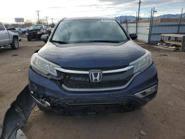 2HKRM4H72FH675106 - 2015 HONDA CR-V EXL BLUE photo 5