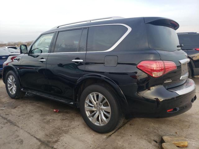 JN8AZ2NF8H9643789 - 2017 INFINITI QX80 BASE BLACK photo 2