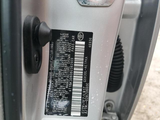 4T1BK3DB0BU382909 - 2011 TOYOTA AVALON BASE Gümüş fotoğraf 13