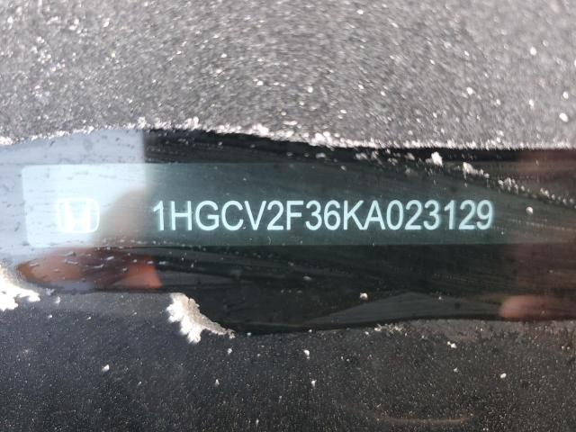 1HGCV2F36KA023129 - 2019 HONDA ACCORD SPORT فضي صورة 12