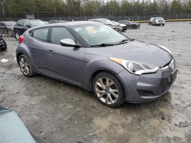 KMHTC6AD0GU289677 - 2016 HYUNDAI VELOSTER SILVER photo 4