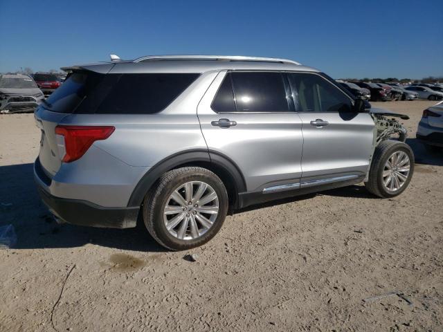 1FMSK7FH9LGB75864 - 2020 FORD EXPLORER LIMITED SILVER photo 3