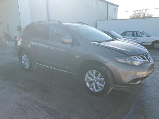 JN8AZ1MU1EW417911 - 2014 NISSAN MURANO S GRAY photo 4