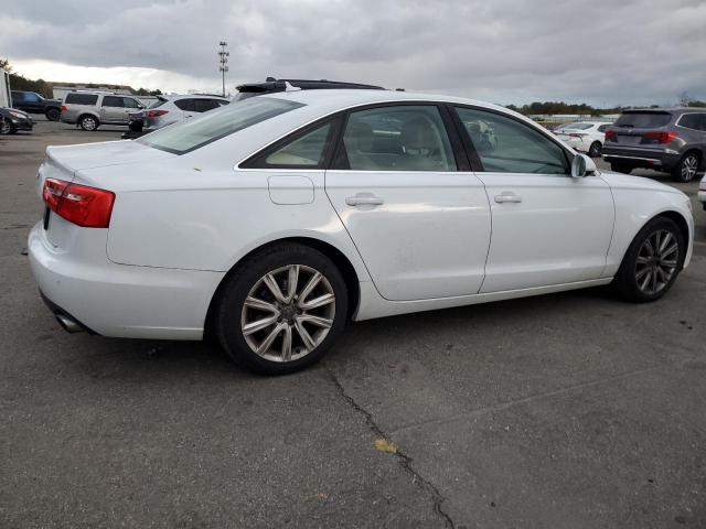 WAUGFAFC9DN080697 - 2013 AUDI A6 PREMIUM PLUS WHITE photo 3