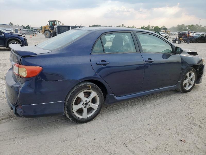 2T1BU4EE4BC750440 - 2011 TOYOTA COROLLA BASE أزرق صورة 3