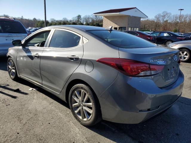 5NPDH4AE4EH491470 - 2014 HYUNDAI ELANTRA SE GRAY photo 2