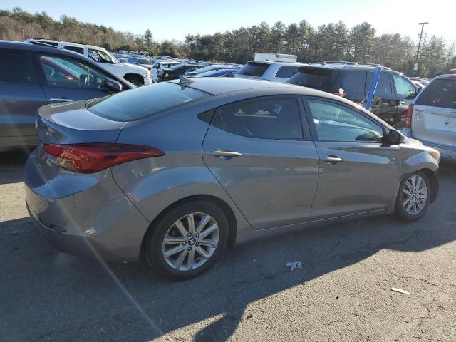 5NPDH4AE4EH491470 - 2014 HYUNDAI ELANTRA SE GRAY photo 3