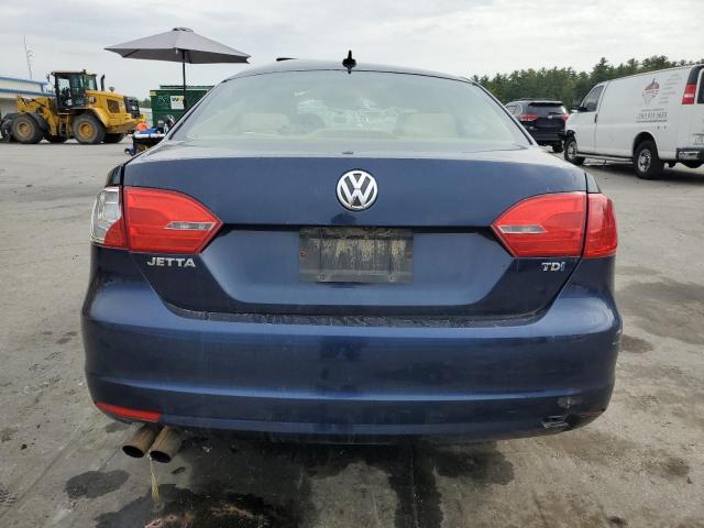 3VW3L7AJ2EM386037 - 2014 VOLKSWAGEN JETTA TDI ლურჯი ფოტო 6