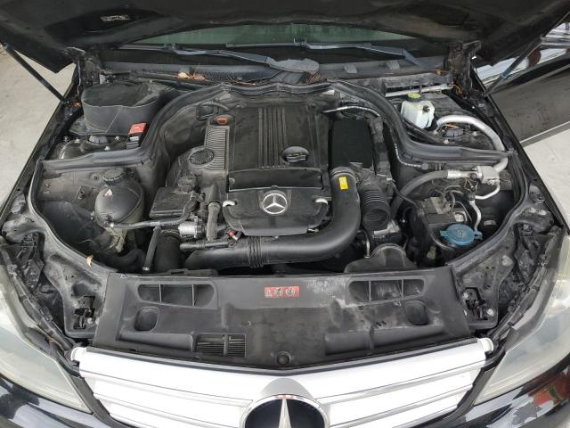 WDDGF4HB0DR243096 - 2013 MERCEDES-BENZ C 250 BLACK photo 11